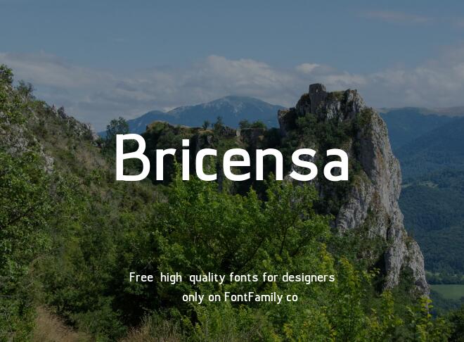 Bricensa Font
