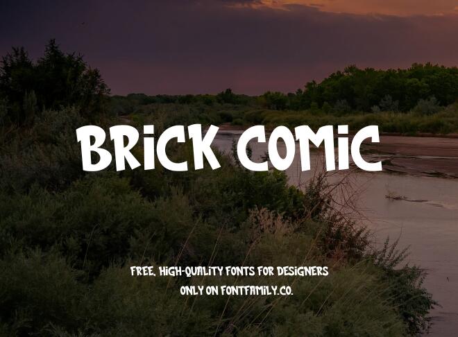 Brick Comic Font