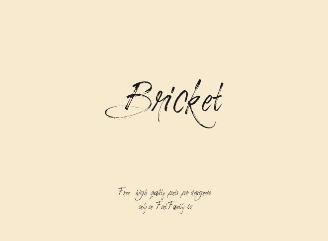 Bricket Font