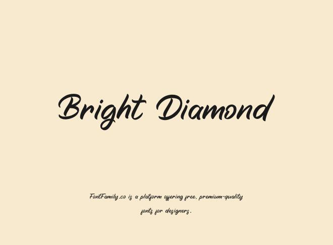 Bright Diamond Font