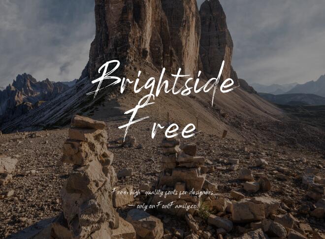 Brightside Free Font