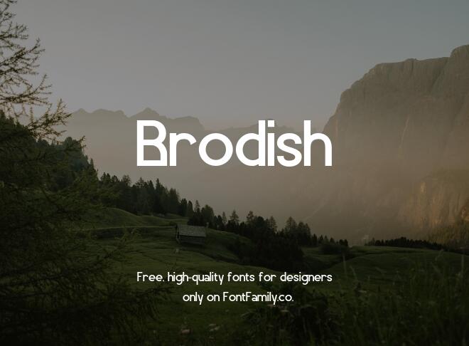 Brodish Font