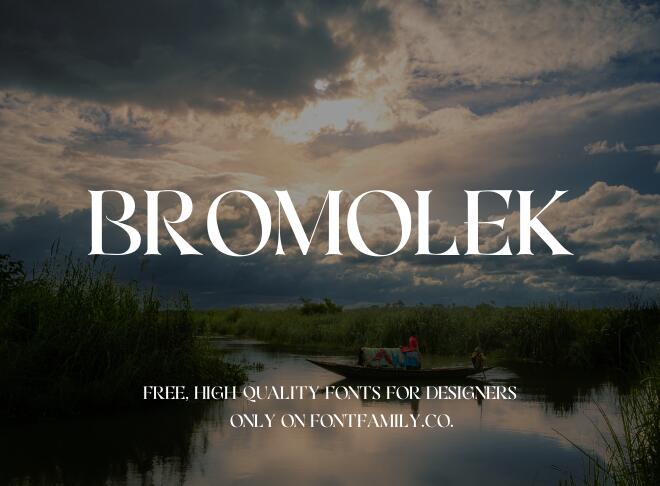 Bromolek Font