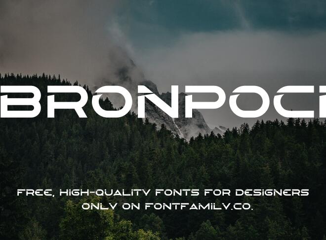 Bronpoci Font