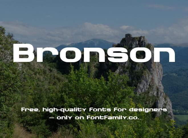 Bronson Font