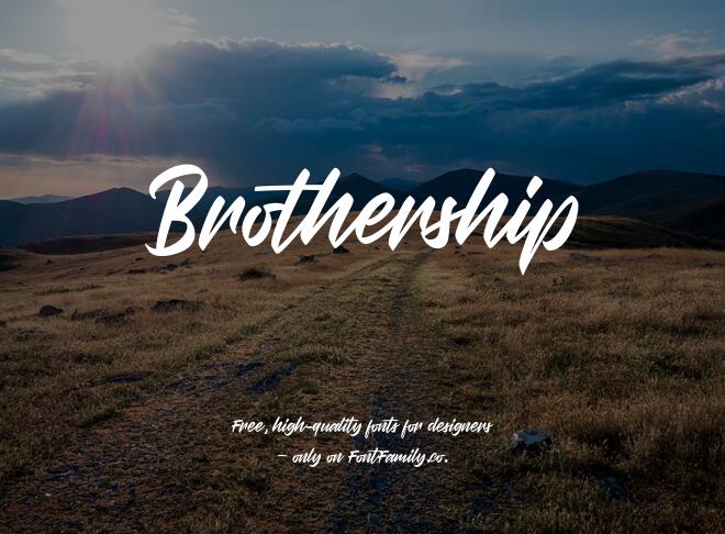 Brothership Font