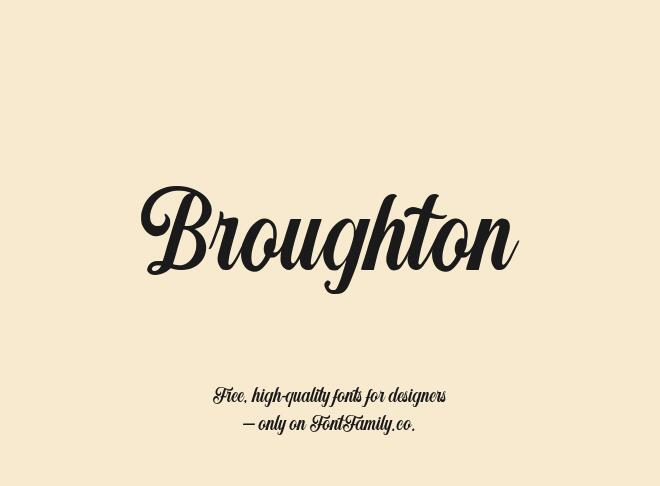 Broughton Font