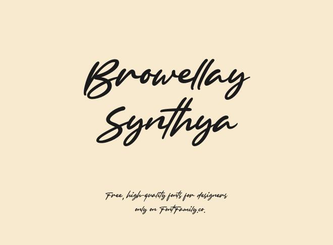 Browellay Synthya Font