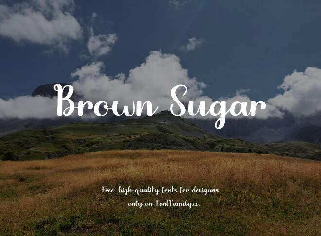 Brown Sugar Font