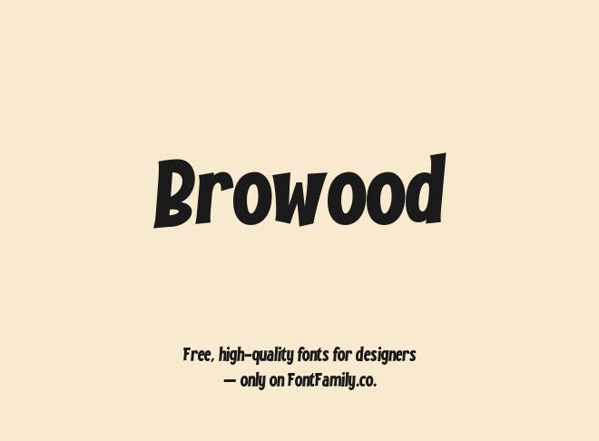 Browood Font