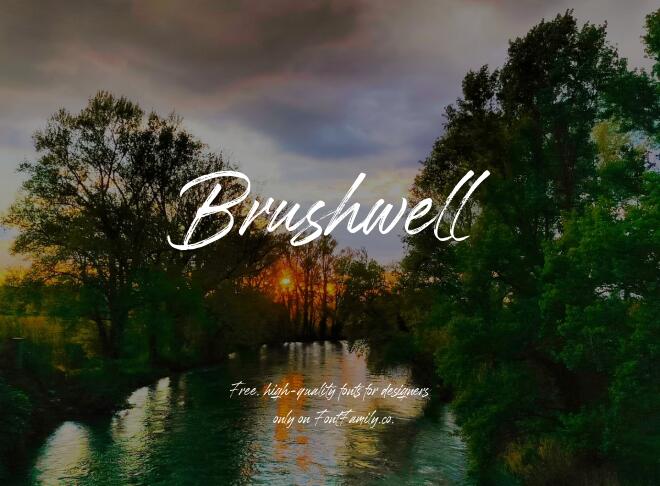 Brushwell Font