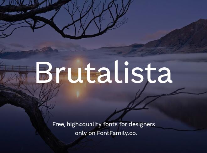 Brutalista Font