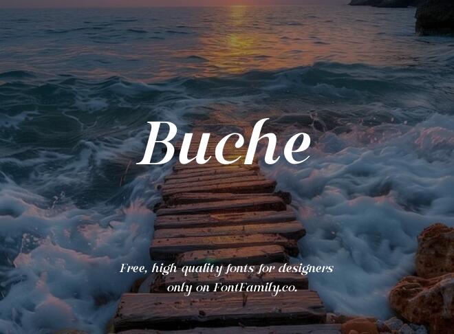 Buche Font