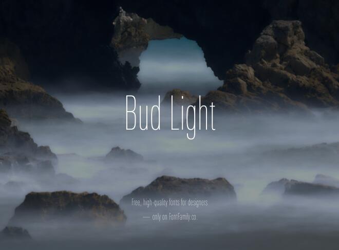 Bud Light Font