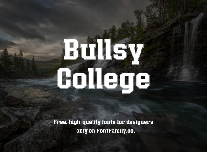 Bullsy College Font