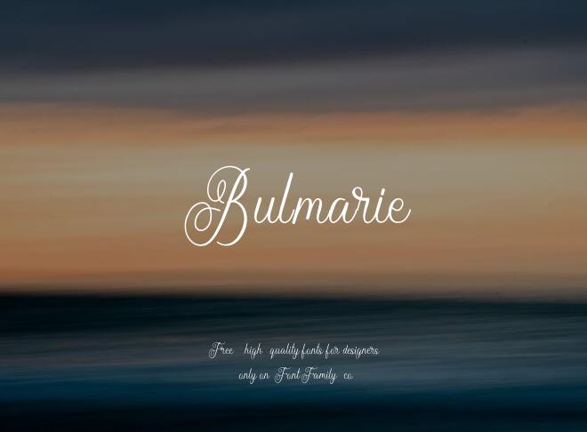 Bulmarie Font