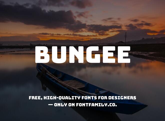 Bungee Font