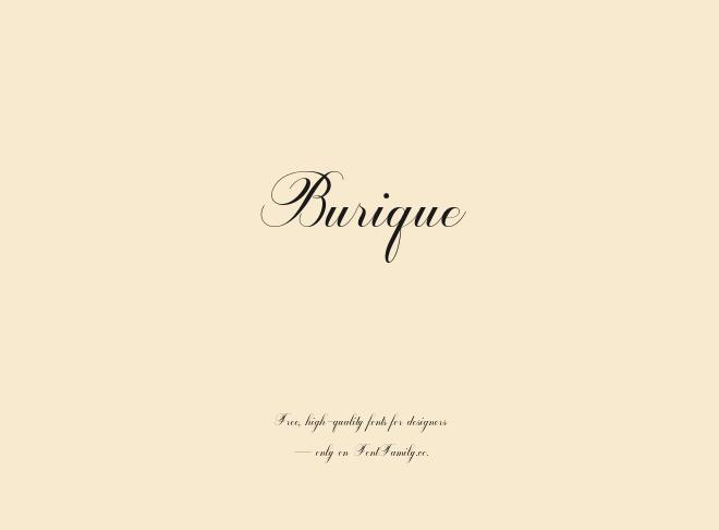 Burique Font