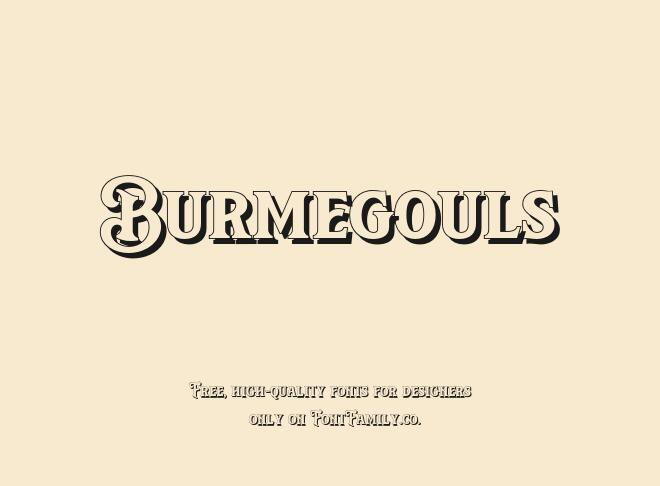 Burmegouls Font