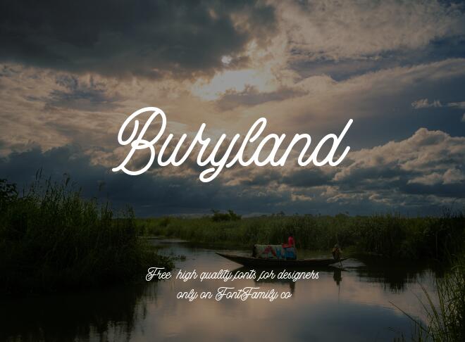 Buryland Font