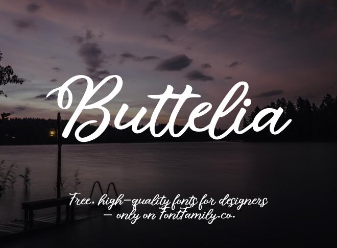 Buttelia Font
