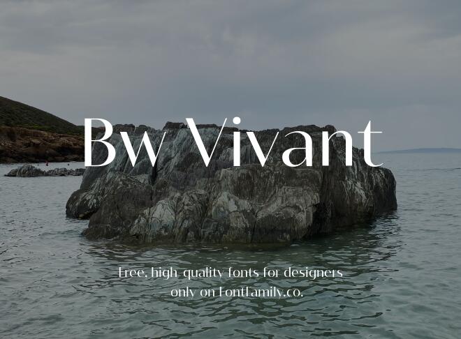 Bw Vivant Font