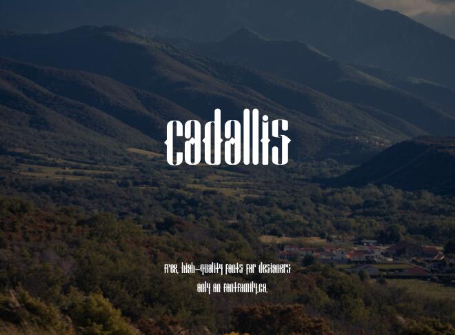 Cadallis Font
