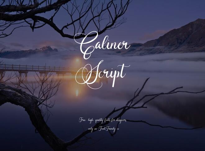 Caliner Script Font
