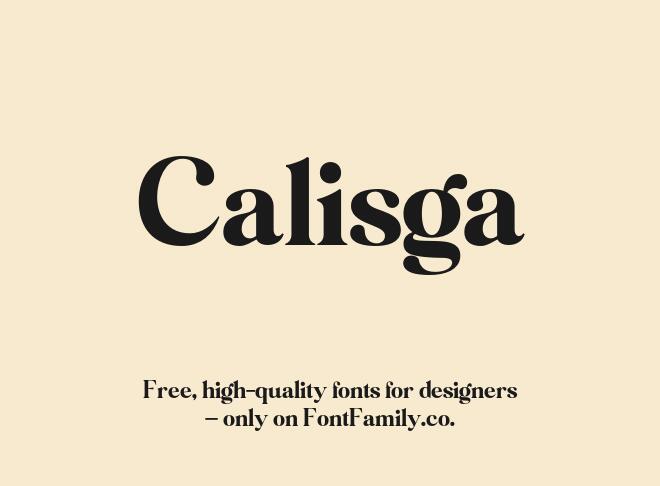 Calisga Font