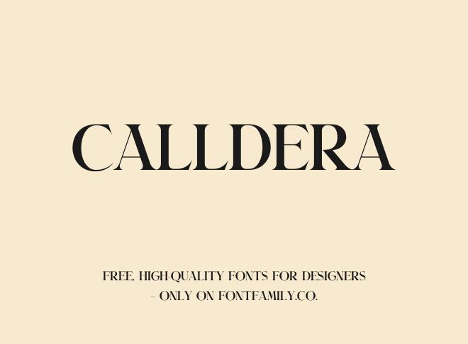 Calldera Font
