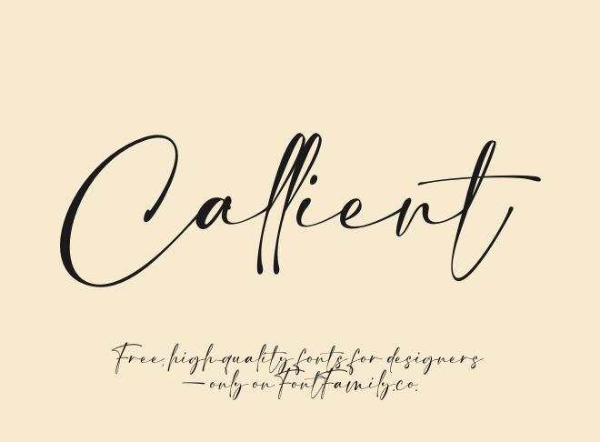 Callient Font