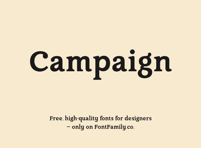 Campaign Font
