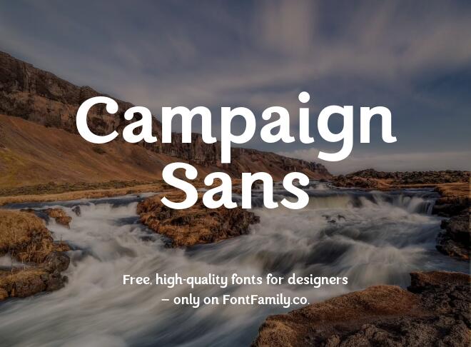 Campaign Sans Font