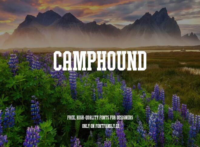 Camphound Font