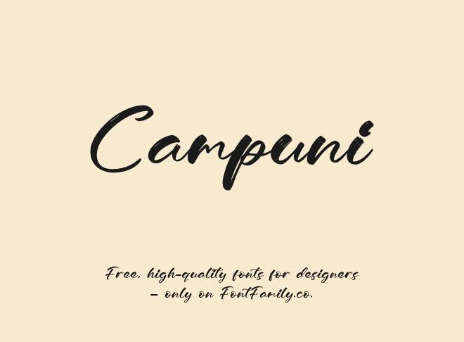 Campuni Font