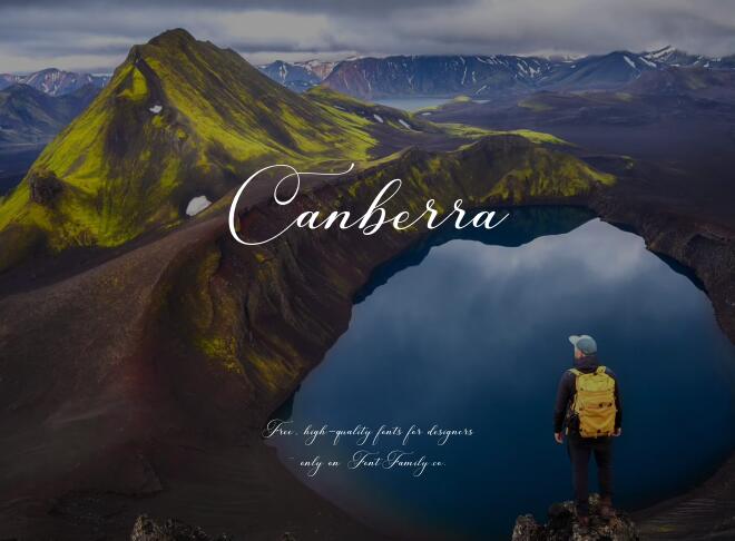 Canberra Font