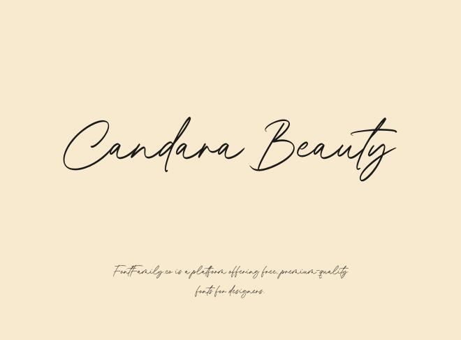 Candara Beauty Font