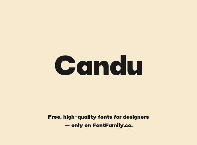 Candu Font