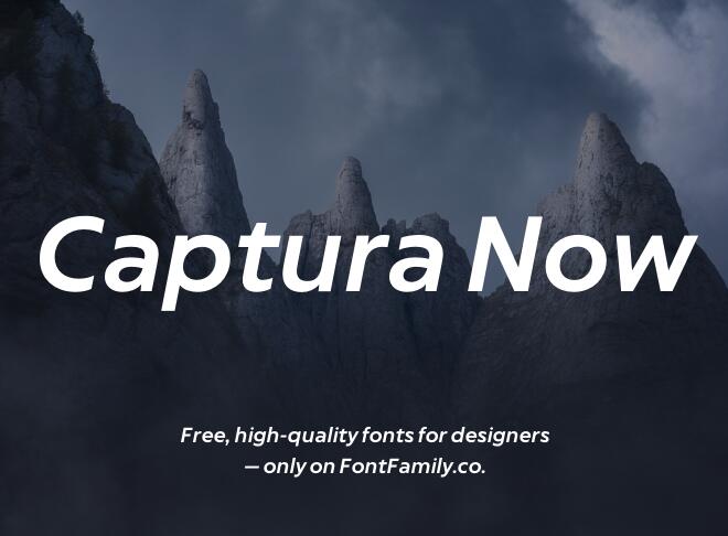 Captura Now Font