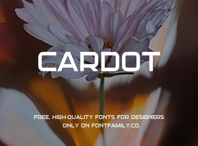 Cardot Font