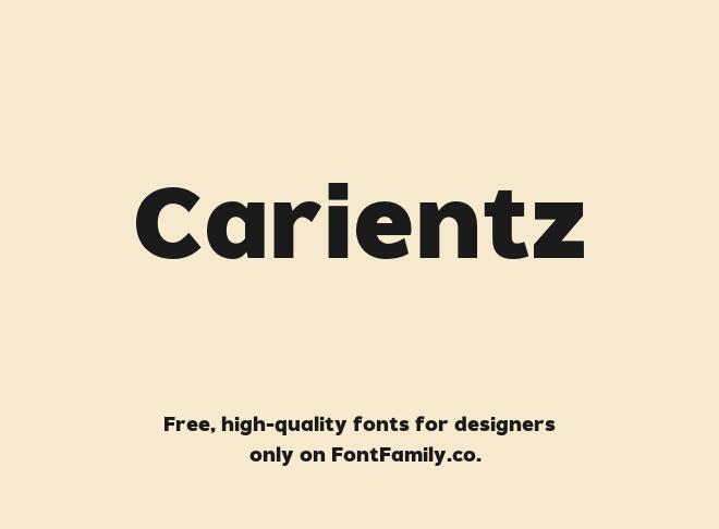 Carientz Font