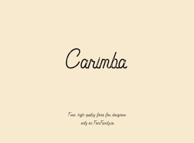 Carimba Font