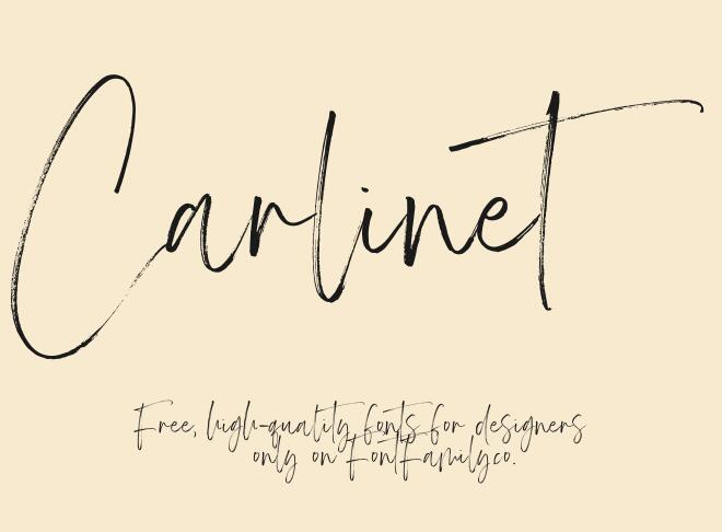 Carlinet Font