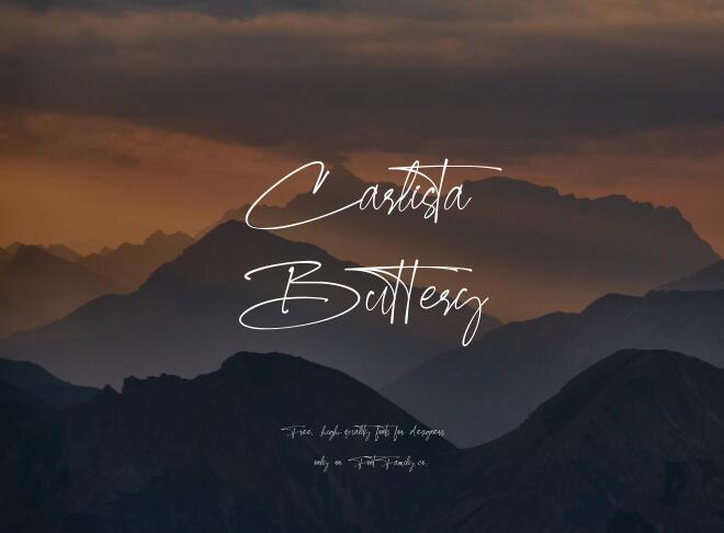 Carlista Buttery Font