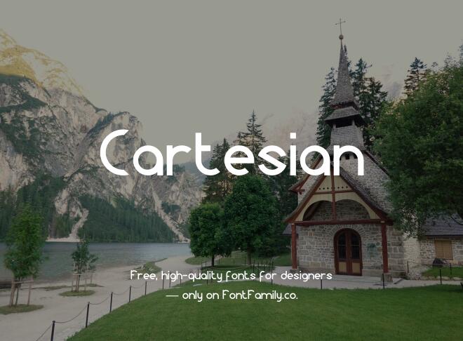 Cartesian Font