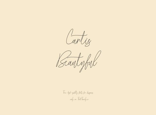 Cartis Beautyful Font