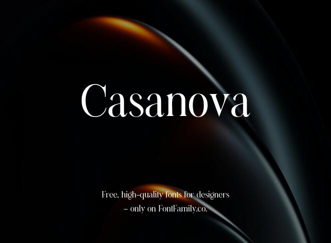 Casanova Font