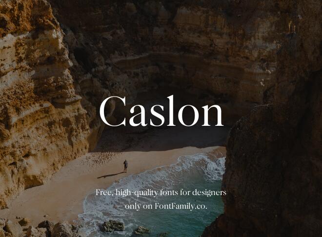 Caslon Font