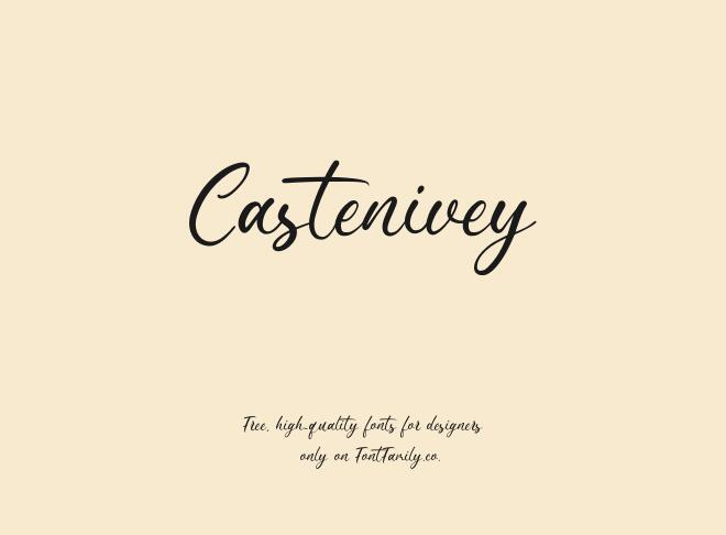 Castenivey Font