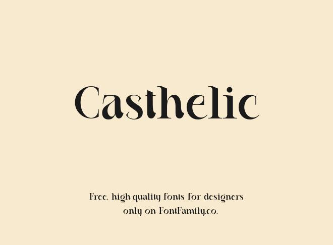 Casthelic Font
